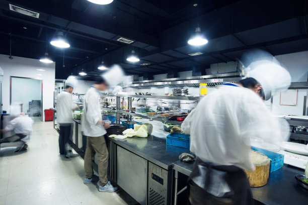 餐厅厨房的内部图片下载