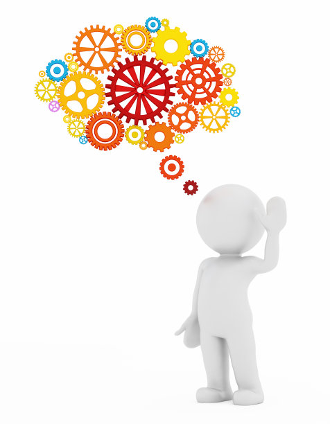 3 d人思考图片下载