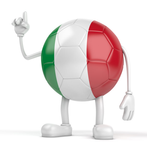 意大利足球足球卡通人物图片下载