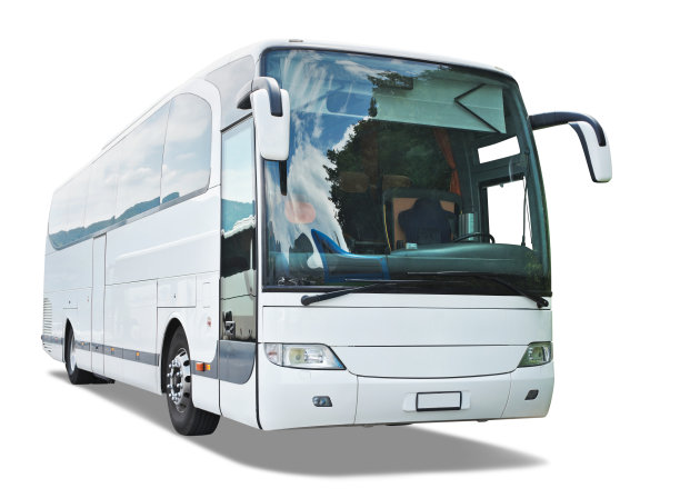 白色的总线隔离图片下载