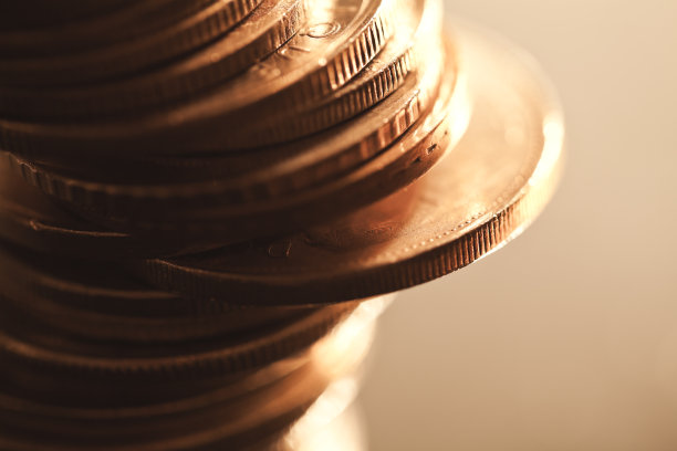 成堆的硬币图片下载