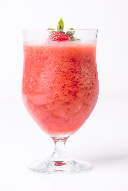 草莓冰沙加草莓图片下载