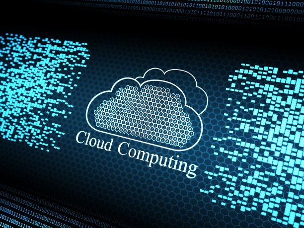 云计算数字背景图片下载