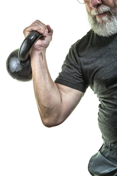 高级男子壶铃举重图片下载