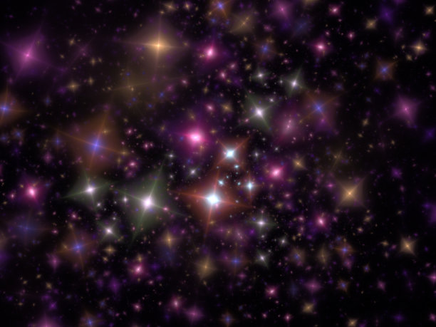 缤纷的星星，喜庆的背景图片下载