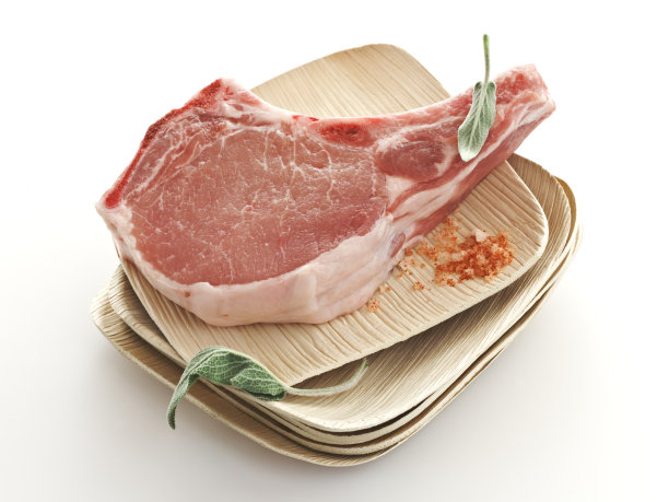 厚的猪排图片下载