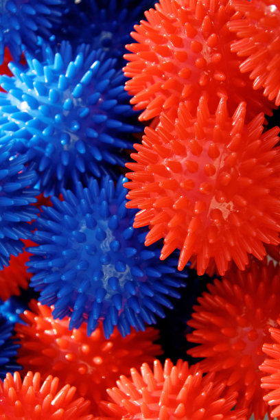 色彩斑斓的按摩球图片下载