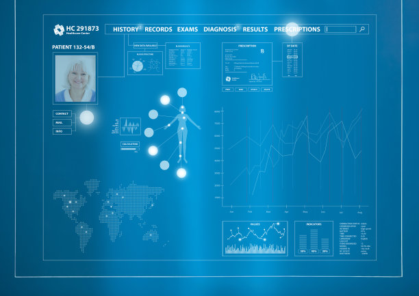 未来的透明的监控。图片下载
