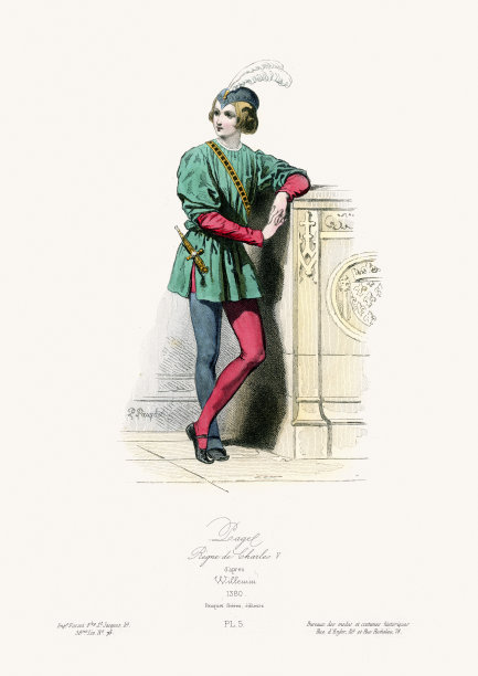 查理五世的中世纪时尚统治图片下载