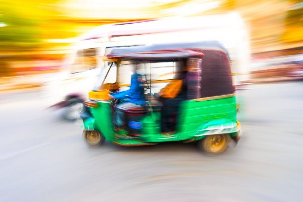 图克图克出租车印度图片下载