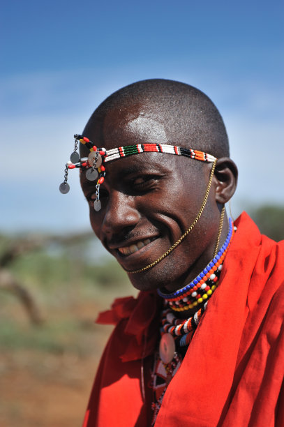 肯尼亚马赛勇士图片下载