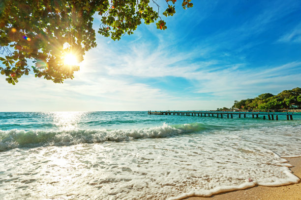 海滩的夏日时光图片下载