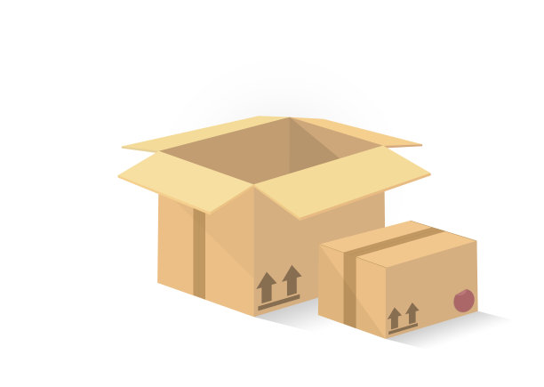 打开和关闭纸板箱图片下载