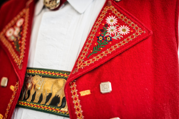 阿彭策尔的传统瑞士服装图片下载