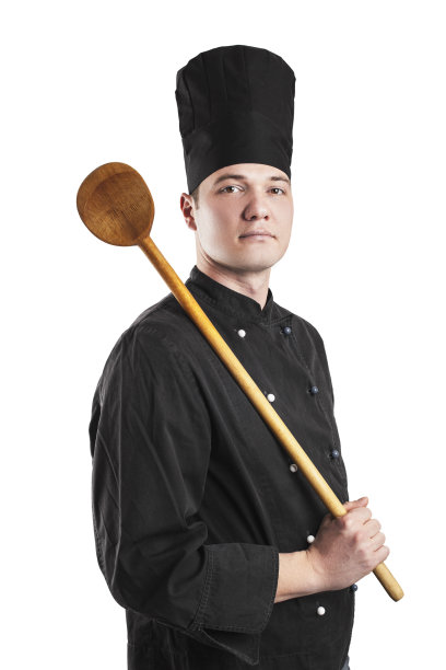 大厨用大木勺图片下载