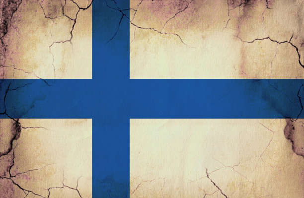 枯燥乏味的芬兰国旗图片下载