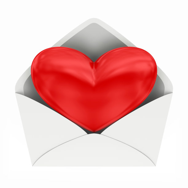 心在信封图片下载