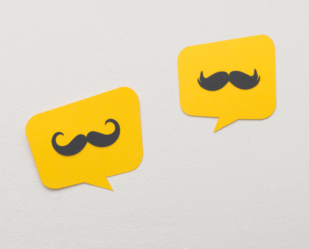 黄色文本泡沫图片下载