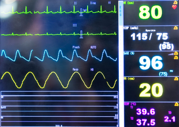 心脏监护仪生命统计图片下载