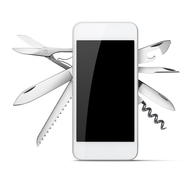 多功能智能手机。概念的形象。图片下载