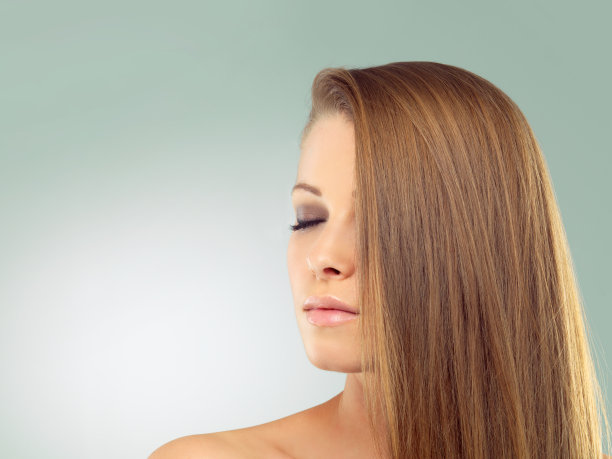 光滑闪亮的头发图片下载