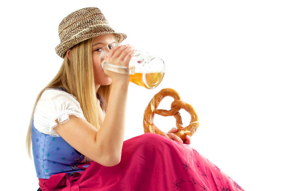 啤酒节的女孩图片下载