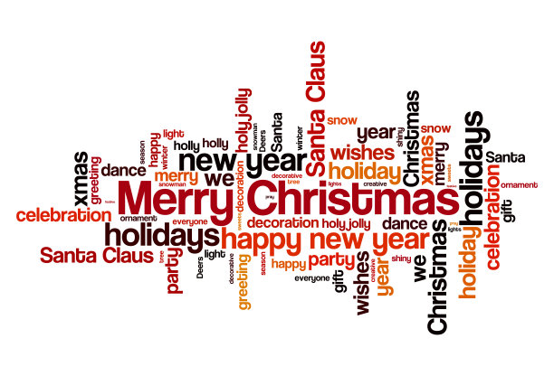 圣诞节词云图片下载