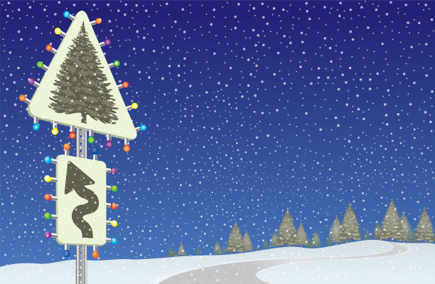 圣诞树的旅行图片下载