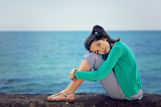 在海滩上图片下载