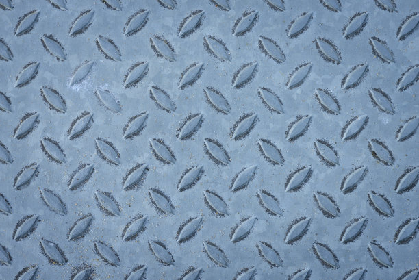蓝色菱形钢板钢背景的高分辨率照片图片下载