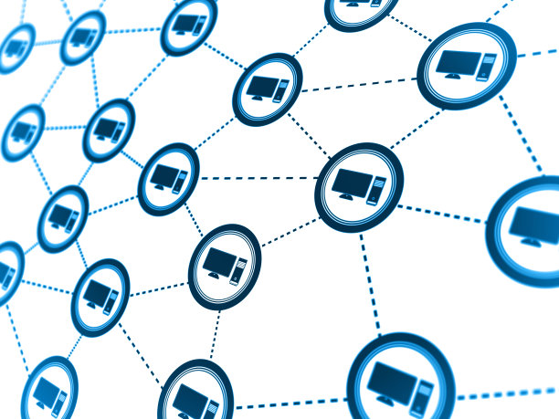 计算机网络优化的抽象概念图片下载