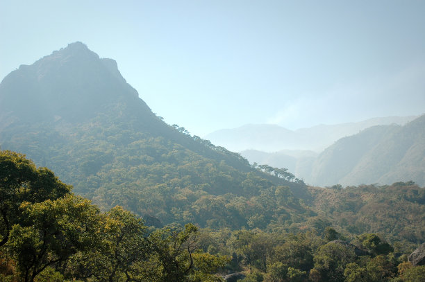 非洲南部马拉维穆兰杰山的热带森林图片下载