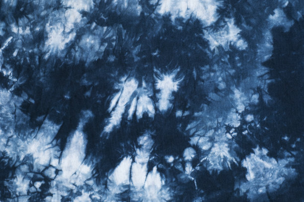 蓝色扎染底色素材图片