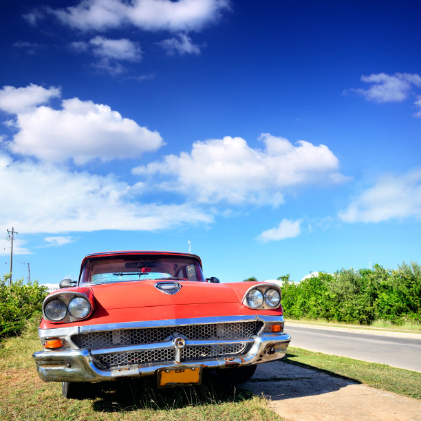 美国梦车在古巴图片下载