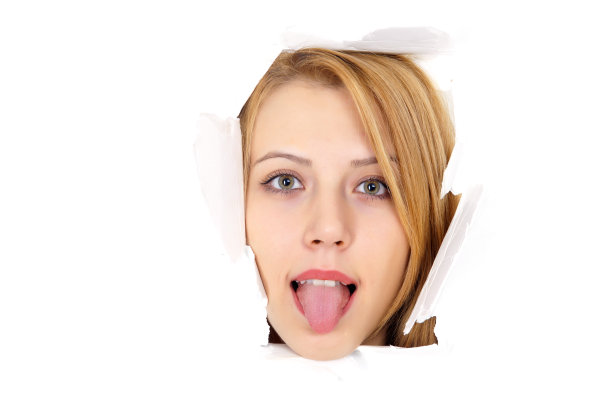 女人做鬼脸图片下载