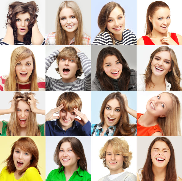 笑人的肖像图片下载