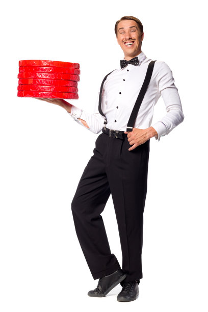 马戏演员的形象就是服务生。图片下载