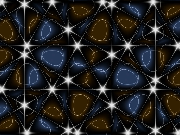 复古的星星和形状背景图片下载