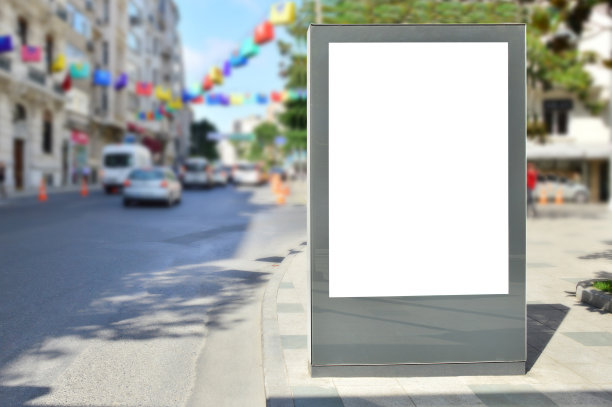 广告牌+剪切路径(点击查看更多)图片下载