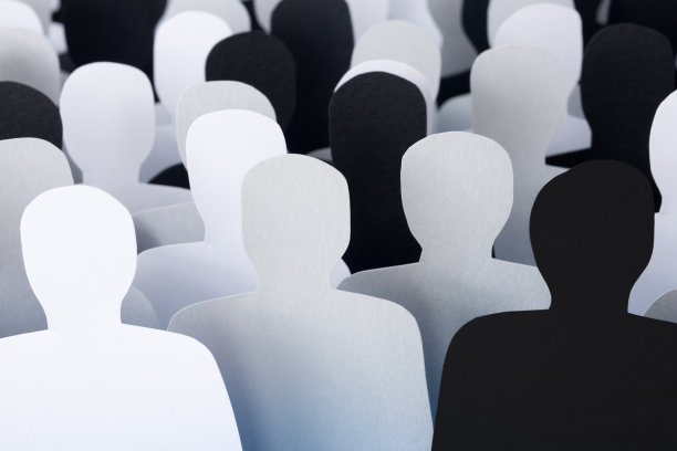 无色男性人群图片下载