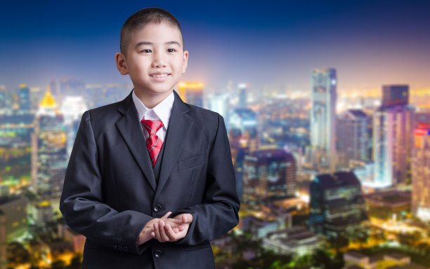 年轻的业务的男孩图片下载