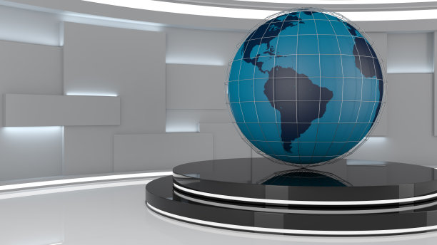 抽象电视演播室3d背景图片下载