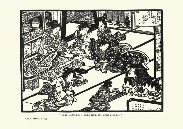 日本艺术-四十七个浪人图片下载