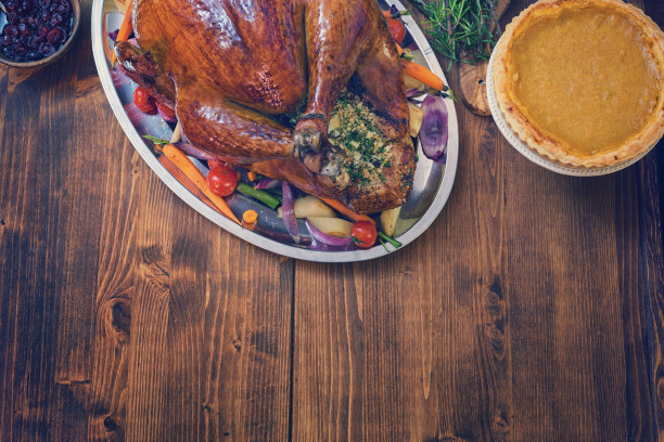 传统填馅火鸡图片下载