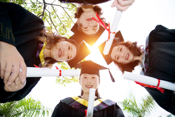 大学毕业生团队素材图片