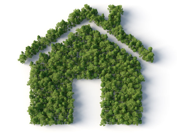 绿色的房子图片下载