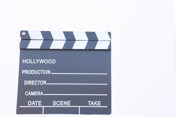 电影石板与剪切路径图片下载