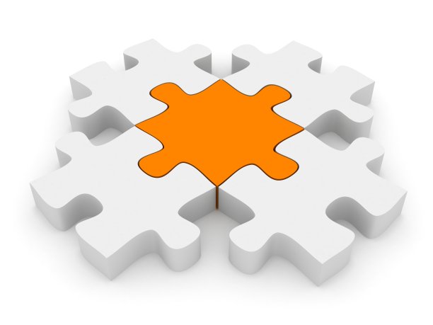 困惑团队解决策略连接概念图片下载