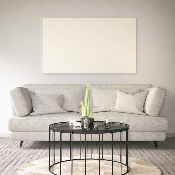 客厅的模型框架图片下载