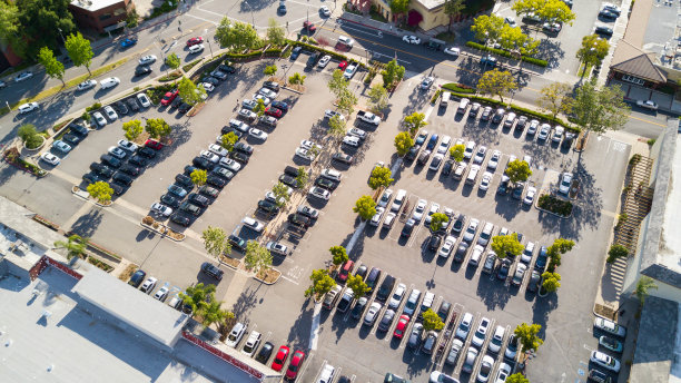 停车场天线素材图片